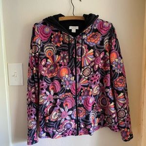 Flowered Hoodie sweatshirt